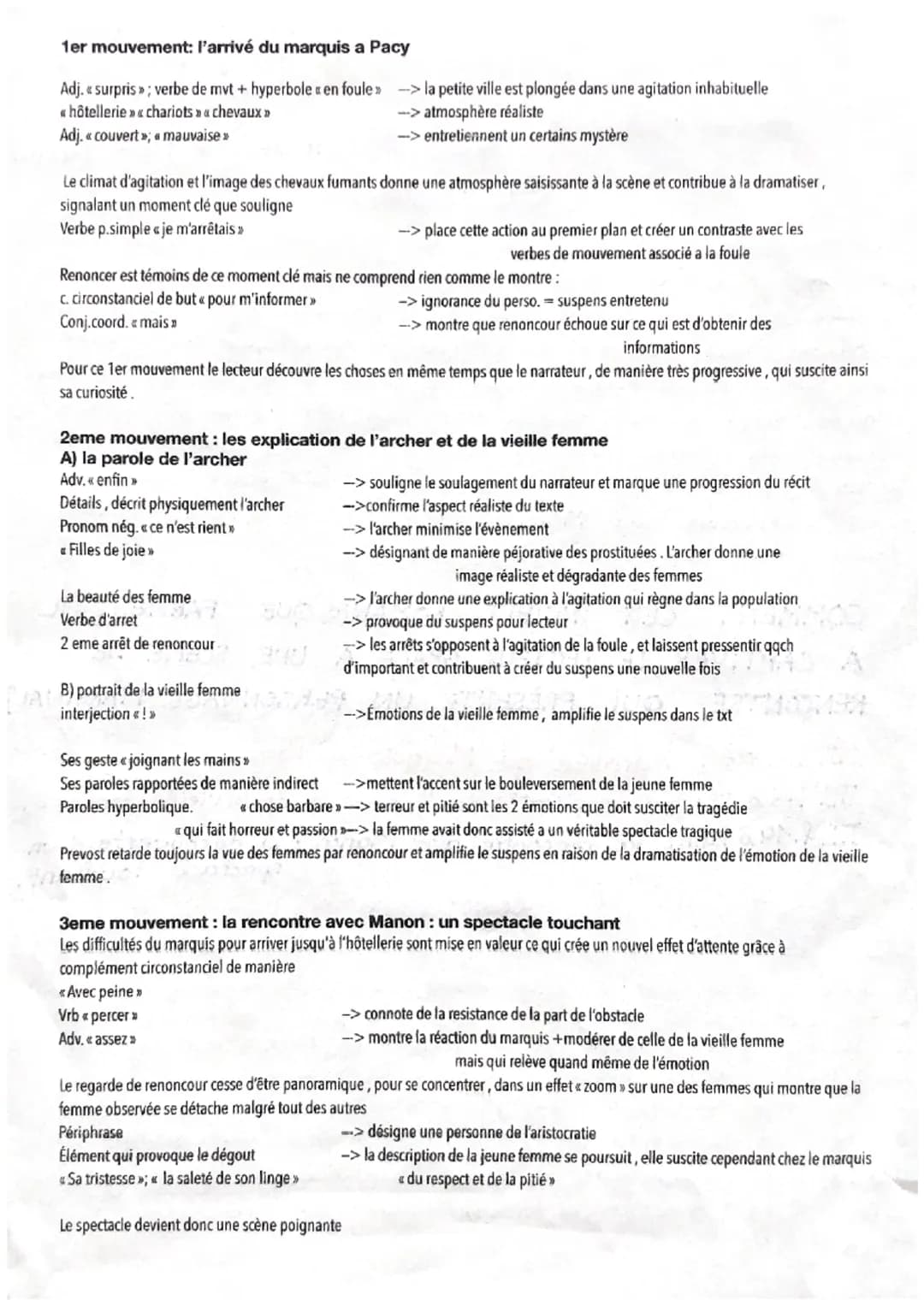 PARCOURS: Personnage en
marge, plaisir du
romanesque.
OEUVRE: INCIPIT de Manon Lescaut"
INTRODUCTION
TEXTE 5:
DE: L'ABBÉ PREVOST
Constituant