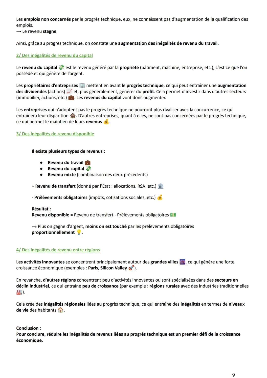 --- OCR Start ---
DOMAINE: SCIENCE ÉCONOMIQUE
THÈME 1: Quels sont les sources et les défis de la croissance économique?
Notions essentielles