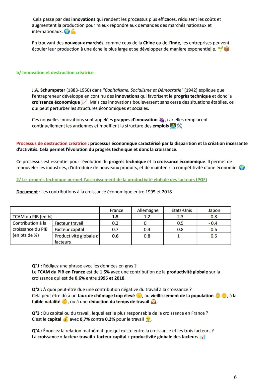 --- OCR Start ---
DOMAINE: SCIENCE ÉCONOMIQUE
THÈME 1: Quels sont les sources et les défis de la croissance économique?
Notions essentielles