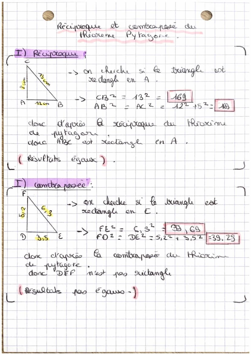 I) The arime de
E
9 cm
R
Cap
1,5 cm
•
D
D
10
EL²
EL2
theoreme et récipreque
de pythagore
pythagare
~
172 cm
EL²
EL ² =
EL
?
ER²
2,5cm
L
81
9