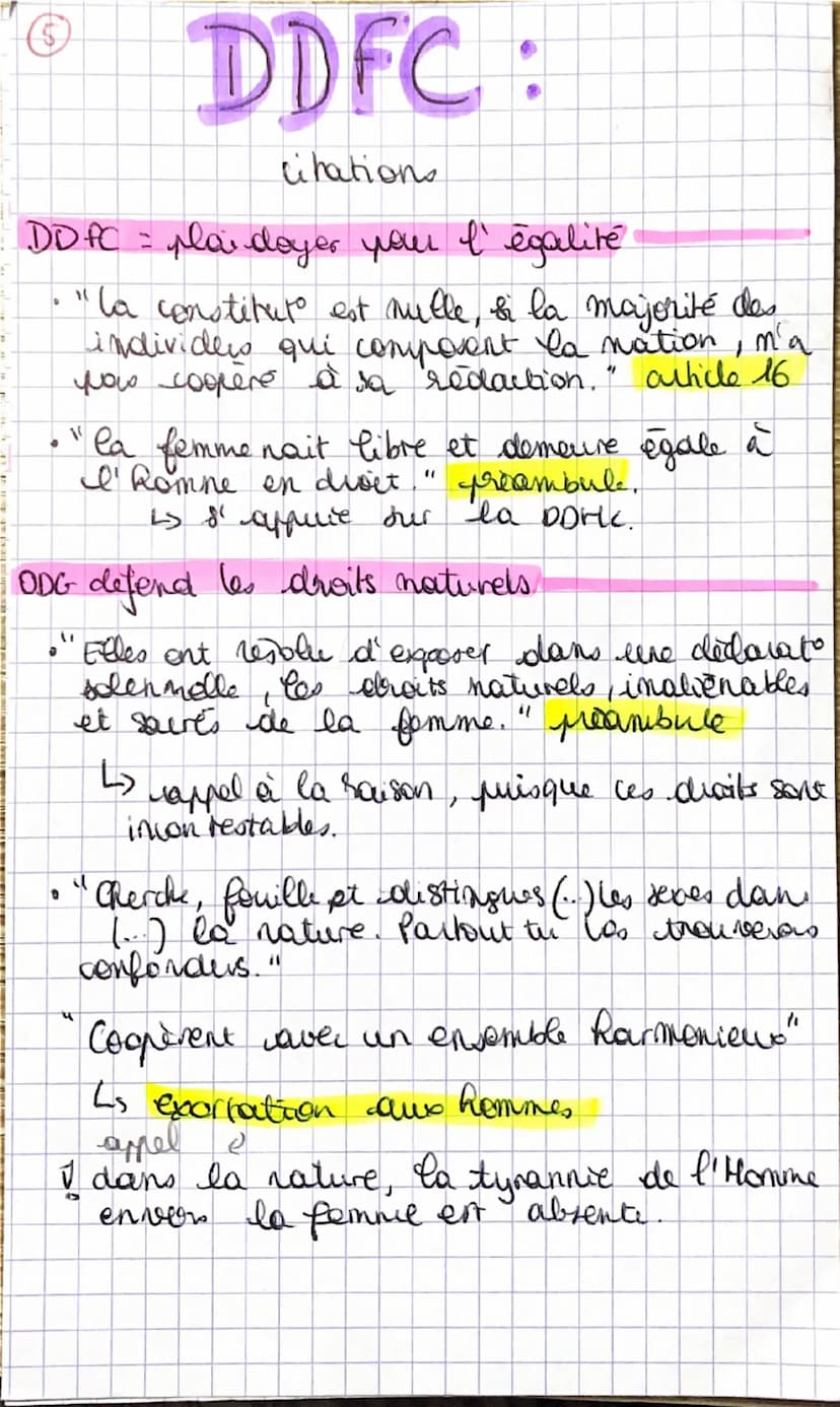 DDFC
themes et citation
Légalité Femmes - Hommes
ODG estime que l'égalité entre la femme
et l'Romme
est
inscrite dans la
mature
ice are line