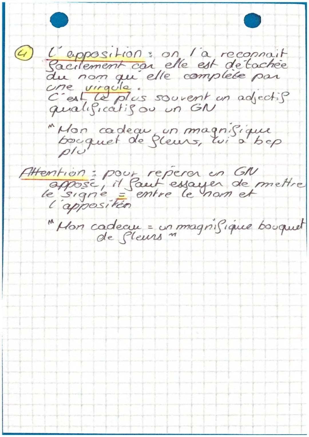 # FRANÇAIS

les cxpansions du nom

Pour enrichir un nom, on peut lui ajouter
des expansions du nom: celles-ci apportent
des previsions sur l