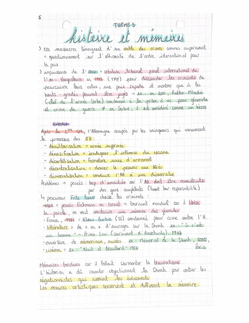 1
THEME 3
histoire et mémerres
reconstruction scientifique du
passé dbjectif
travail historien contextualiser les
évenement, basé sur des so