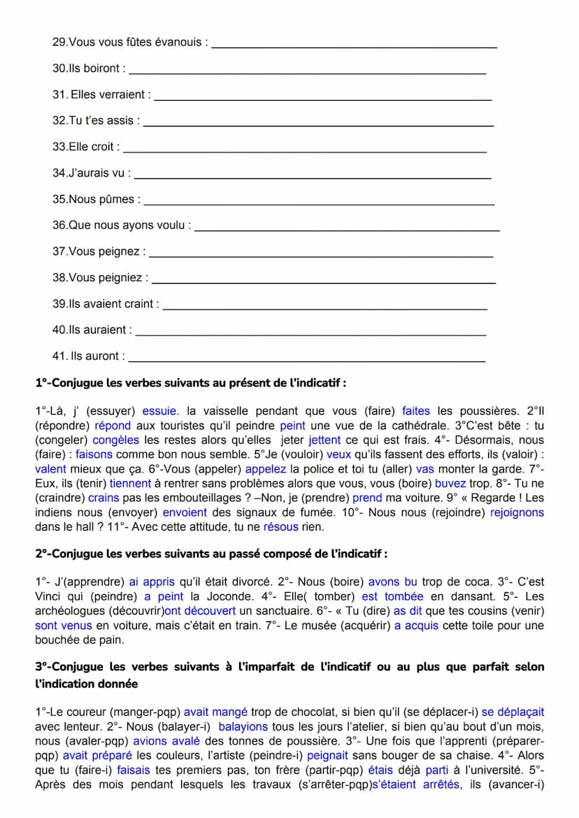 Indicatif
Mode des faits réels
Subjonctif
Les faits ne sont pas
considérés comme réels
Conditionnel
Expression d'une hypothèse
(radical du f