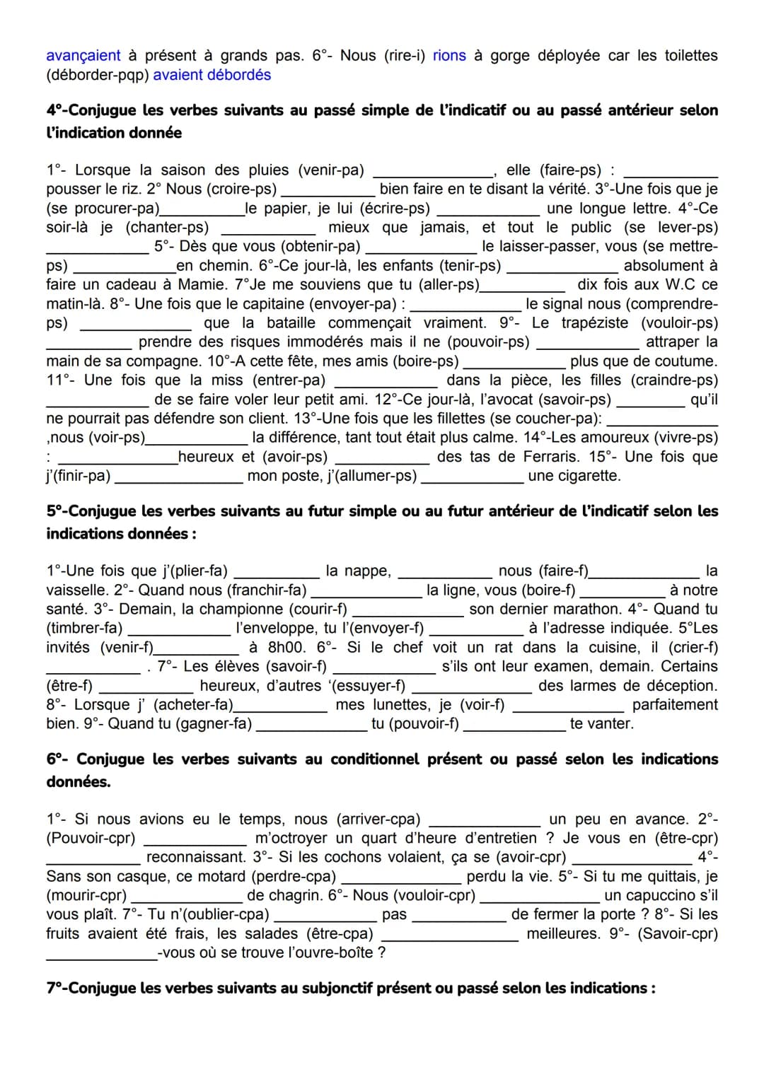 Indicatif
Mode des faits réels
Subjonctif
Les faits ne sont pas
considérés comme réels
Conditionnel
Expression d'une hypothèse
(radical du f