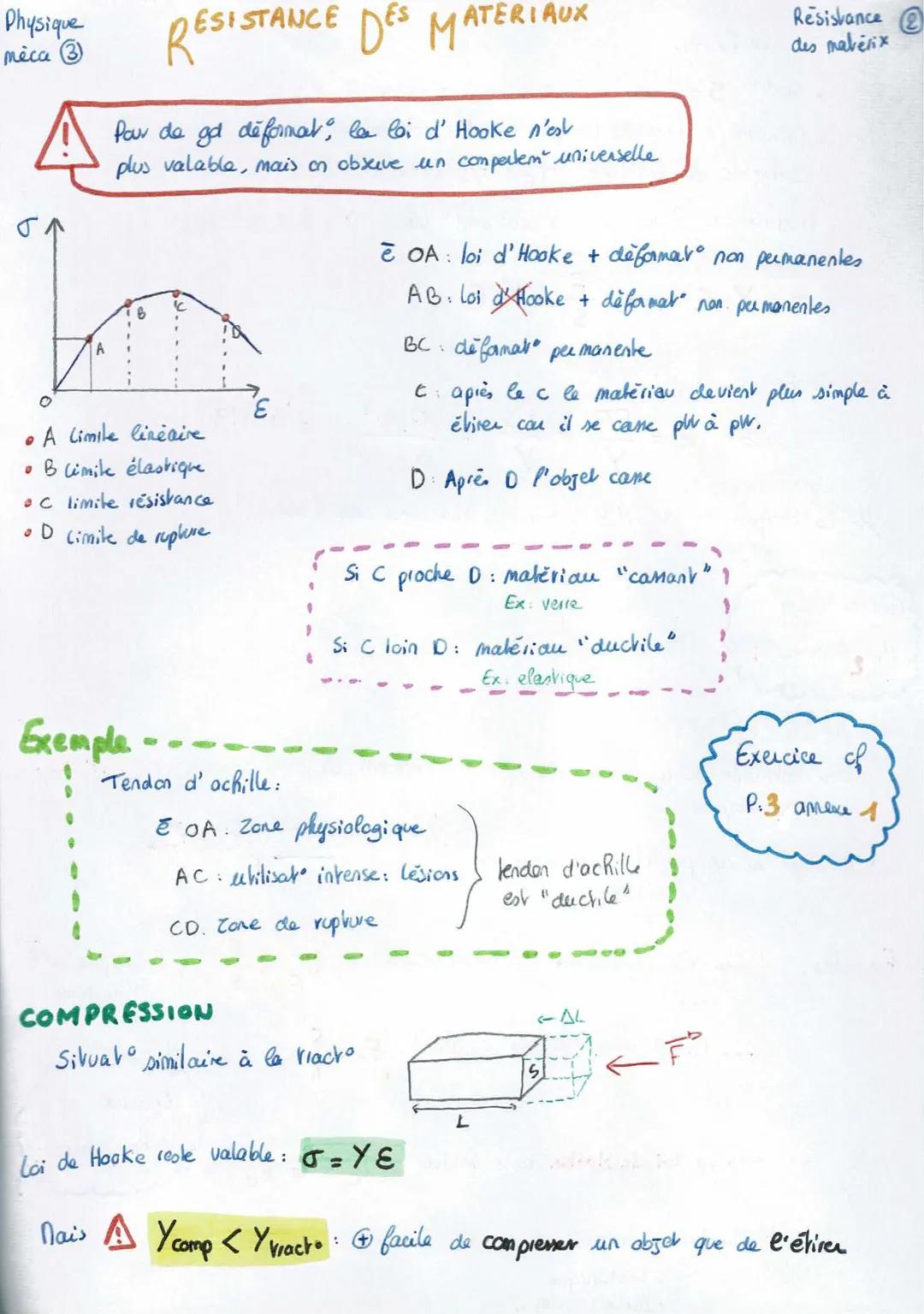 Physique
méca
# RESISTANCE DES MATERIAUX
Résistance a
des maveri

## MISE EN SITUATION

in deformable
"
*   les objets étudier ds chap 1 ev 