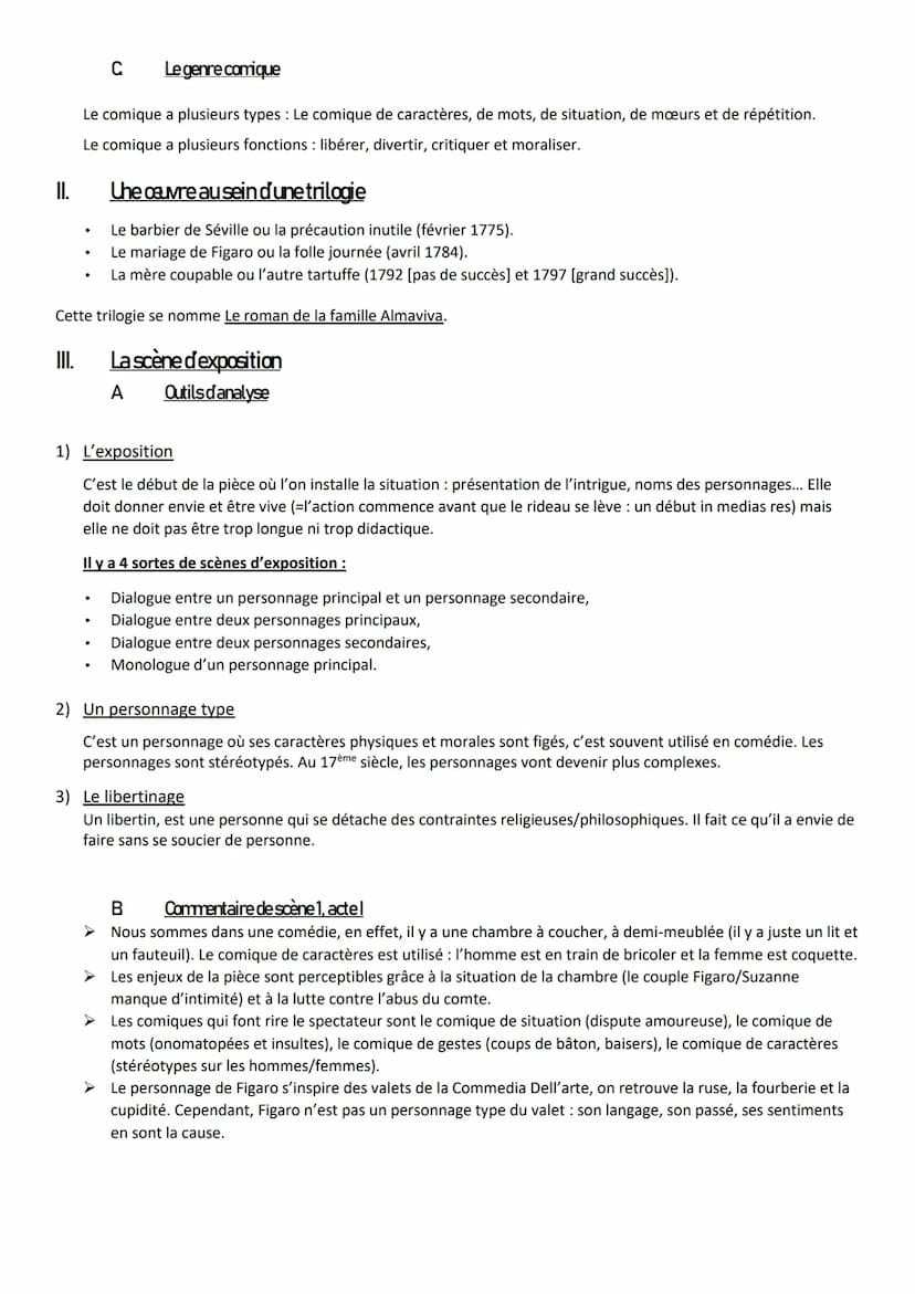 I.
O
O
O
0
00
O
00
Révisions générales sur le théâtre
A
Vocabulaire du théâtre
Acte : division d'une pièce, qui dure généralement le temps q