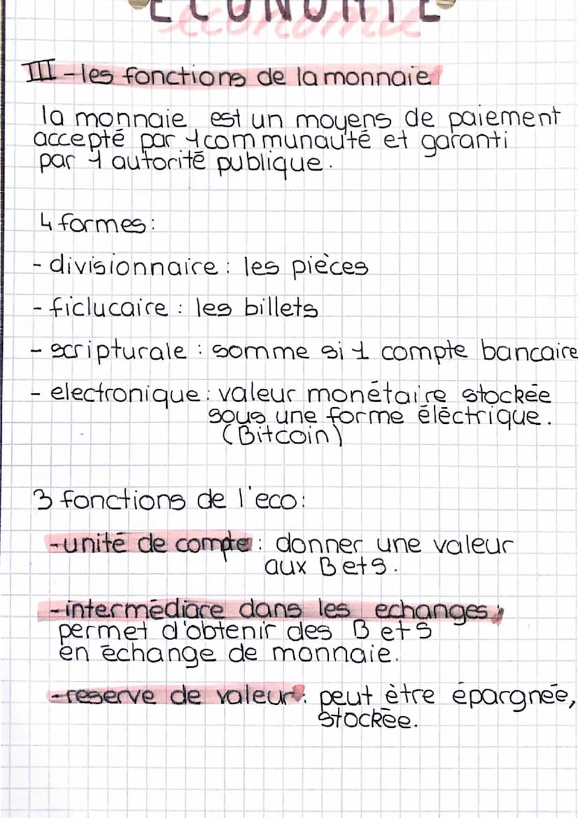 ELONONTER
UND
les echanges économique.
I- echanges issus de la specialisation.
•Pays et producteurs regardent les
couts d'opportunité des bi