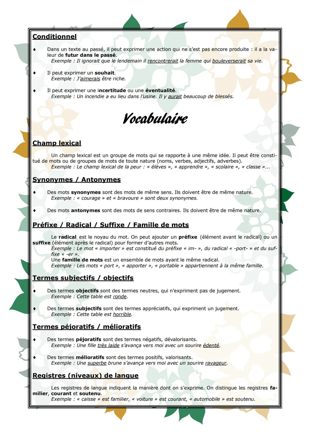 Brevet de français
Memento
Livret de révisions pour
préparer le Brevet Présentation de l'épreuve
L'épreuve dure trois heures et comporte deu
