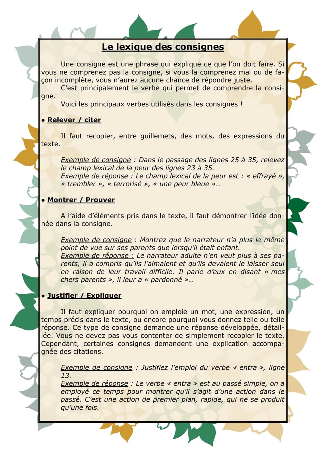 Brevet de français
Memento
Livret de révisions pour
préparer le Brevet Présentation de l'épreuve
L'épreuve dure trois heures et comporte deu