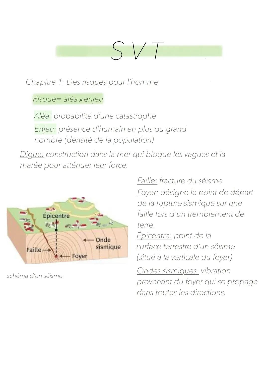 Risques sismiques (séismes)