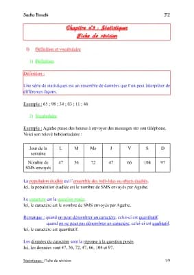 Know Mathématiques - STATISTIQUES - 3eme thumbnail