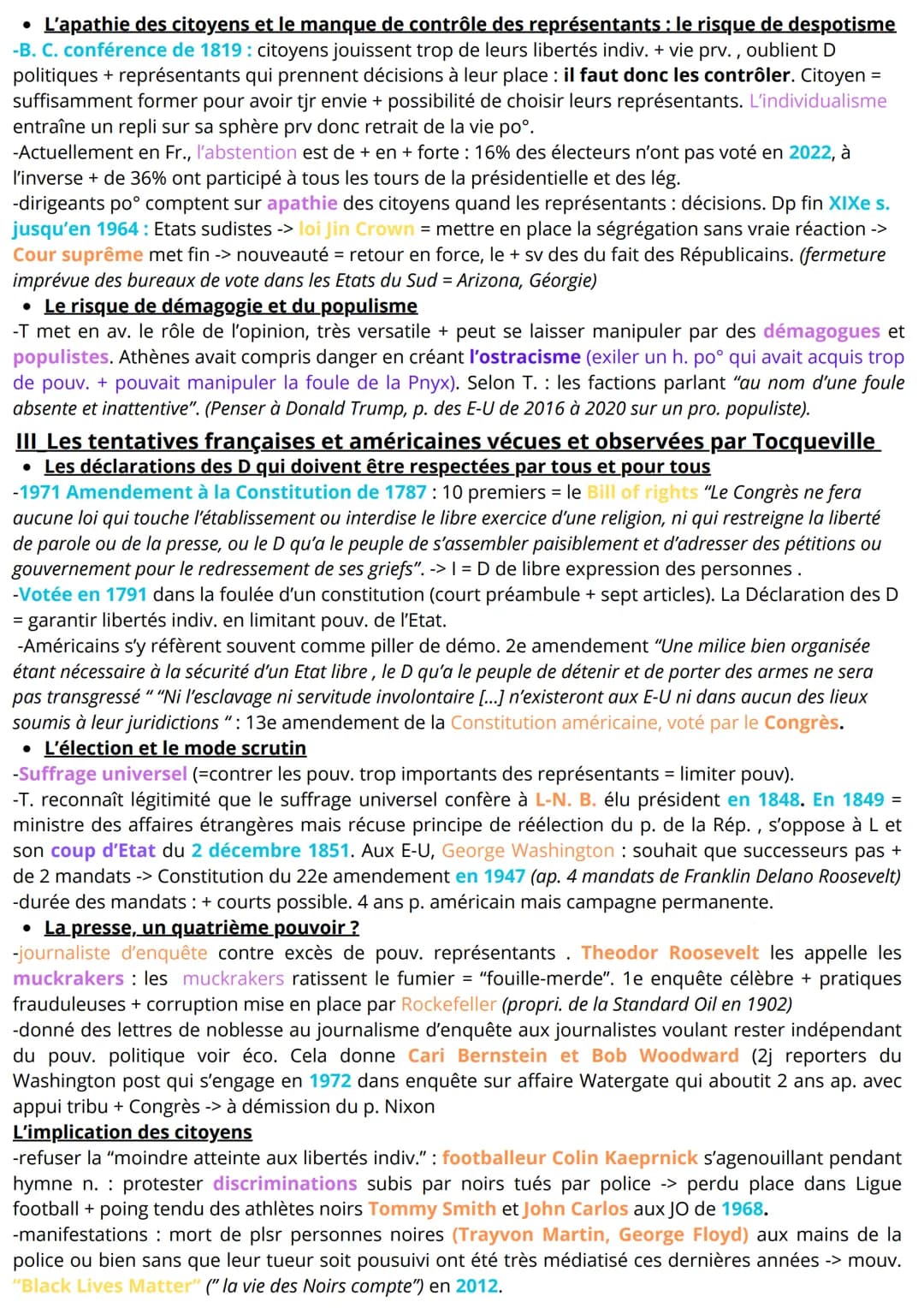 HISTOIRE
Introduction
• La 1e des démocraties, la démocratie athénienne, a pris fin au IV av. J.-C. Ce régime
politique a disparu pendant pl