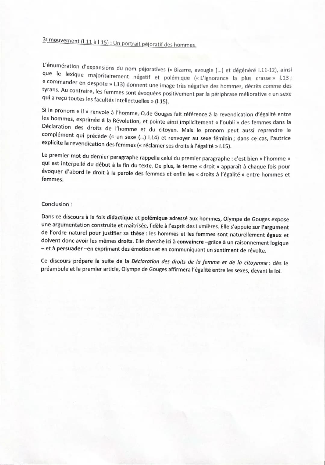 DÉCLARATION DES DROITS DE LA FEMME ET DE LA CITOYENNE
* HOMME, ES-TU CAPABLE D'ÊTRE JUSTE ?
Homme, es-tu capable d'être juste ? C'est une fe