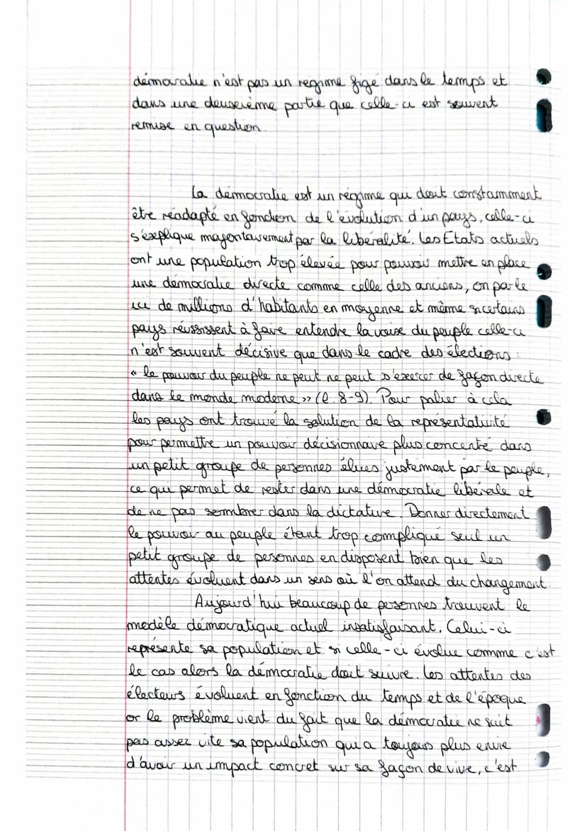 
<p>Decidée en 1792, la démocratie française semble être un modèle d'exemplarité pour d'autres pays, cependant comme dans tout régime elle a