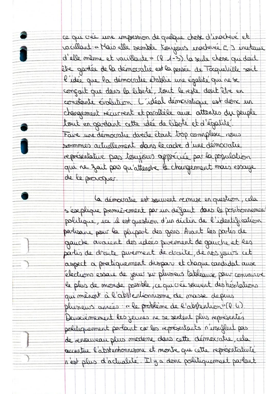 
<p>Decidée en 1792, la démocratie française semble être un modèle d'exemplarité pour d'autres pays, cependant comme dans tout régime elle a