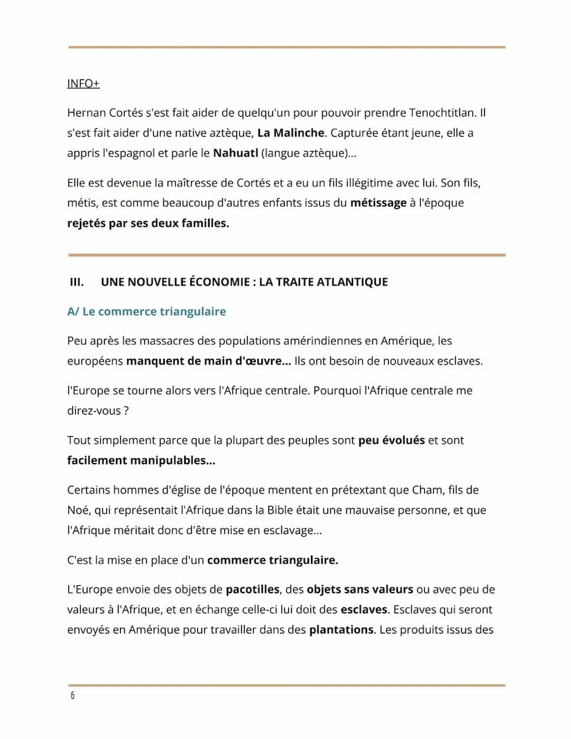 L'ouverture atlantique
les conséquences de la découverte du Nouveau Monde
HISTOIRE SECONDE - RÉSUMÉ DE CHAPITRE
Créé par MOI. CECI EST UN RÉ