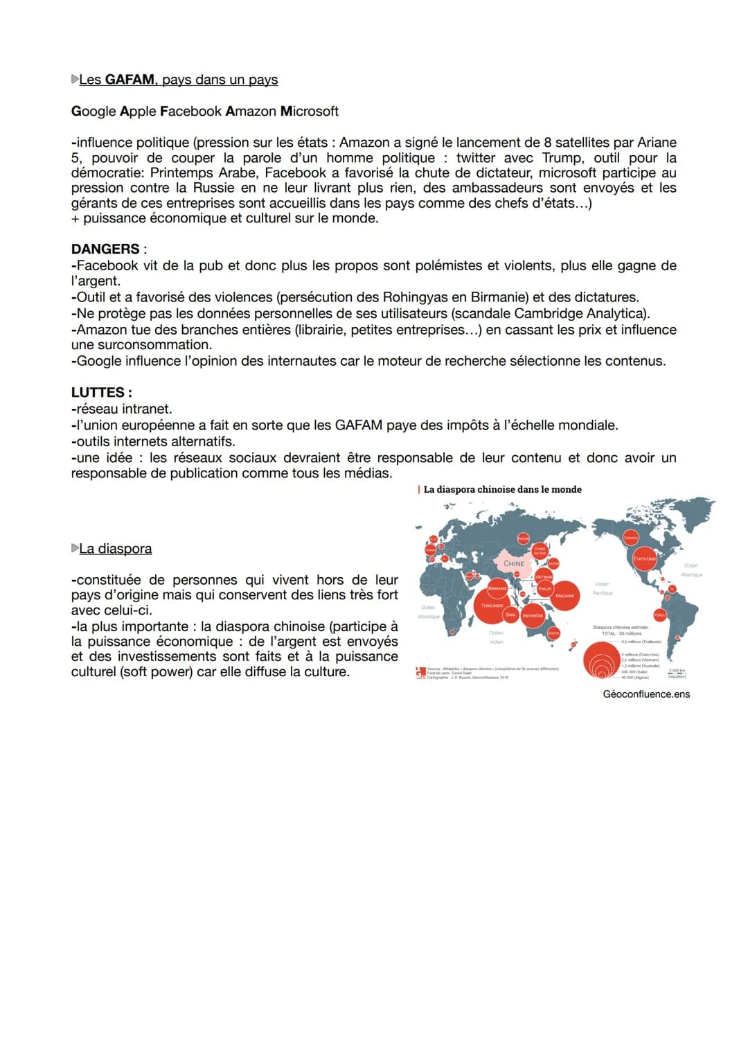 HGGSP
LES DYNAMIQUES DES PUISSANCES INTERNATIONALES
Une puissance internationale est une puissance qui est capable d'agir sur le monde, qui
