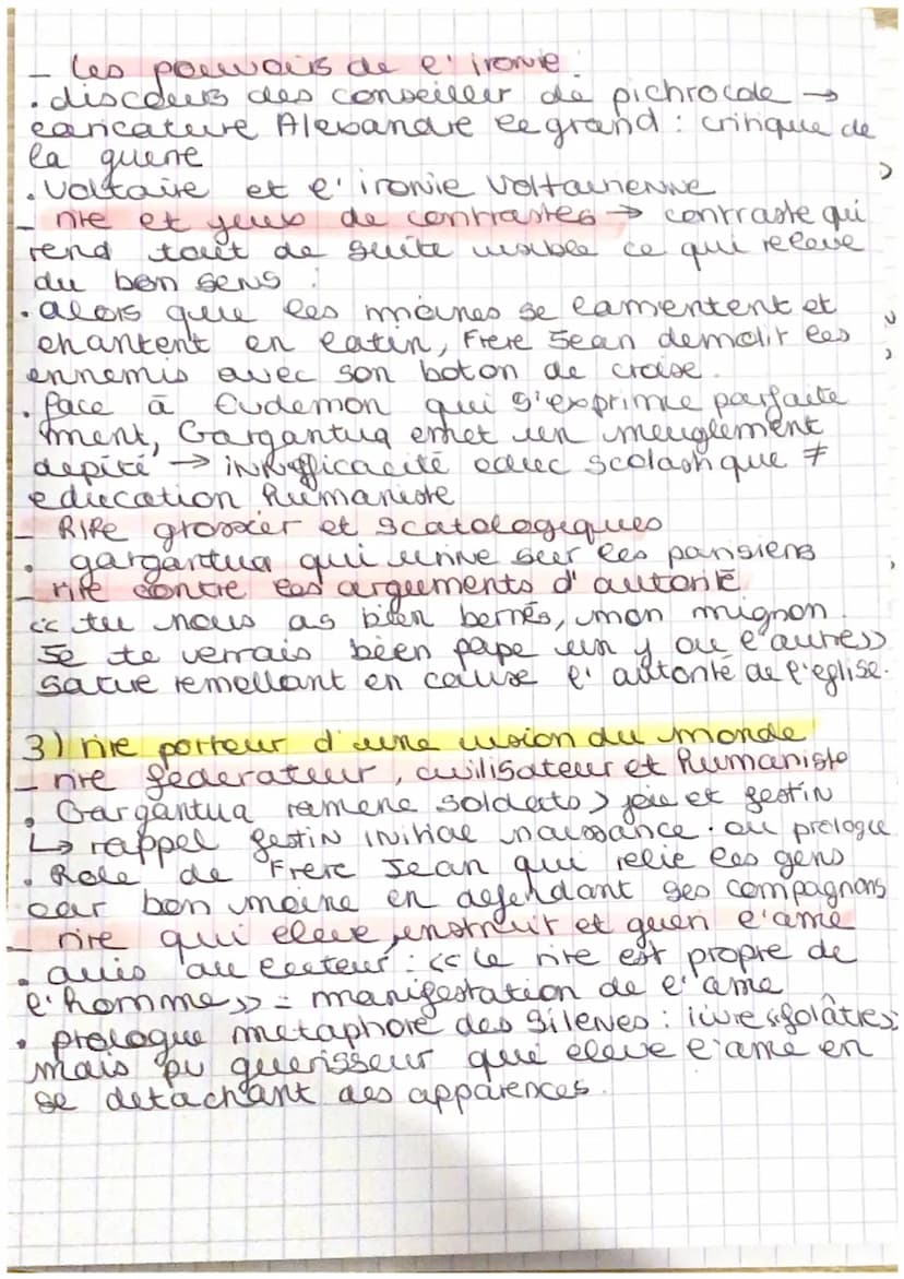 DISSERT
GARGANTUA
Amore Durant la renaissance, l'huma
nisme courant intrectuel idealiste
et placant e' homme all centre de tout,
diffuse a h