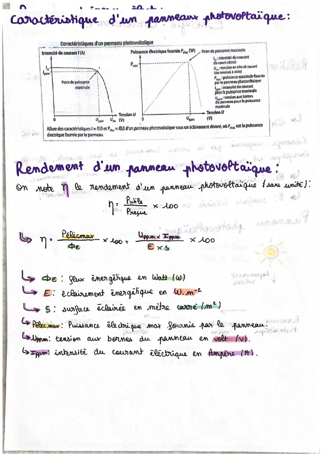 Energie: conversion etitairstroca
transferts

Relation entre glux et éclairement énergétique :

$W.m^3$
$\Phi_E = E x S$
$m^{-2}$

↳ $\Phi_E