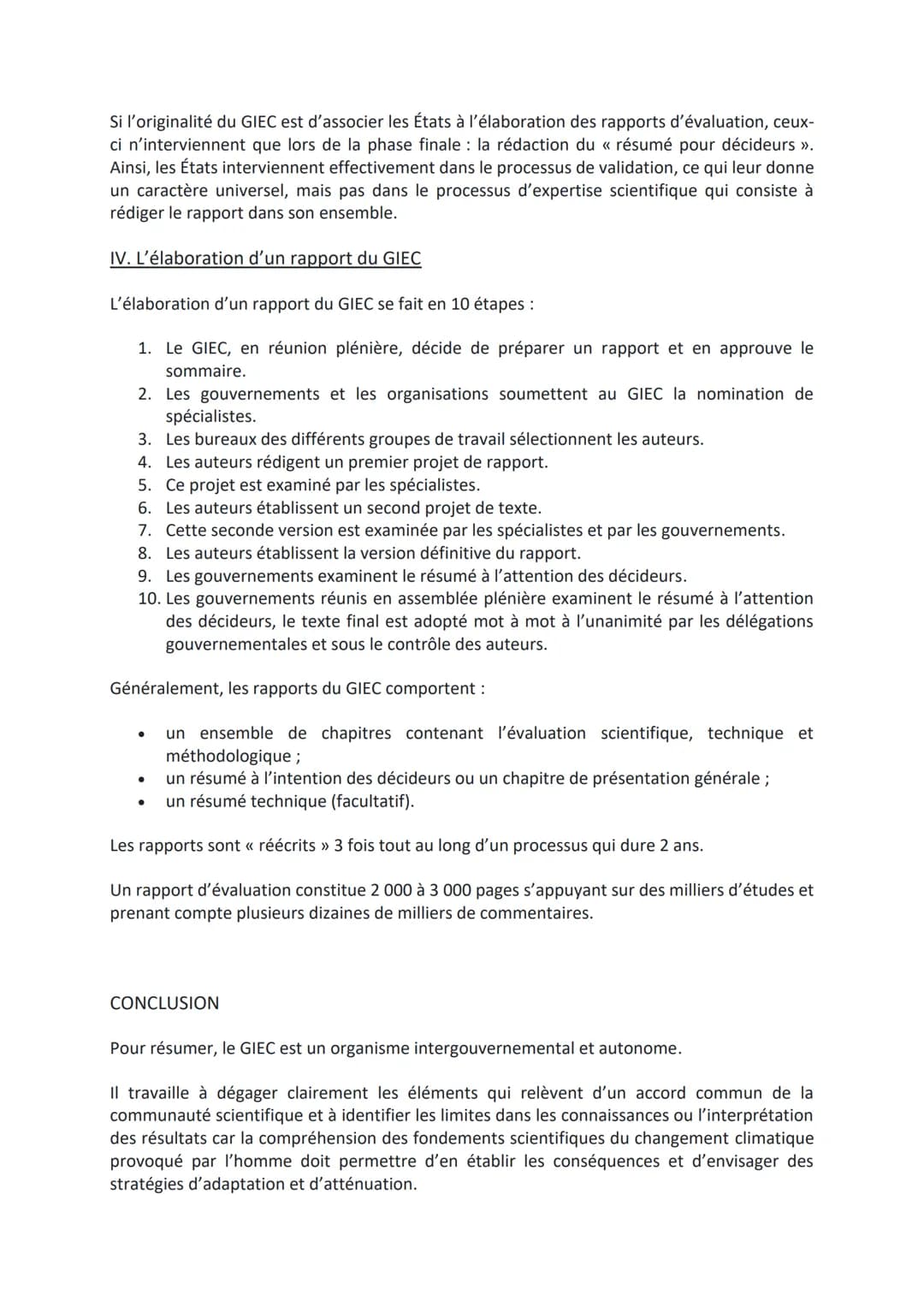 Qu'est-ce que le GIEC ?
GIEC est l'acronyme du Groupe d'experts Intergouvernemental sur l'Evolution du Climat. C'est
une organisation hybrid