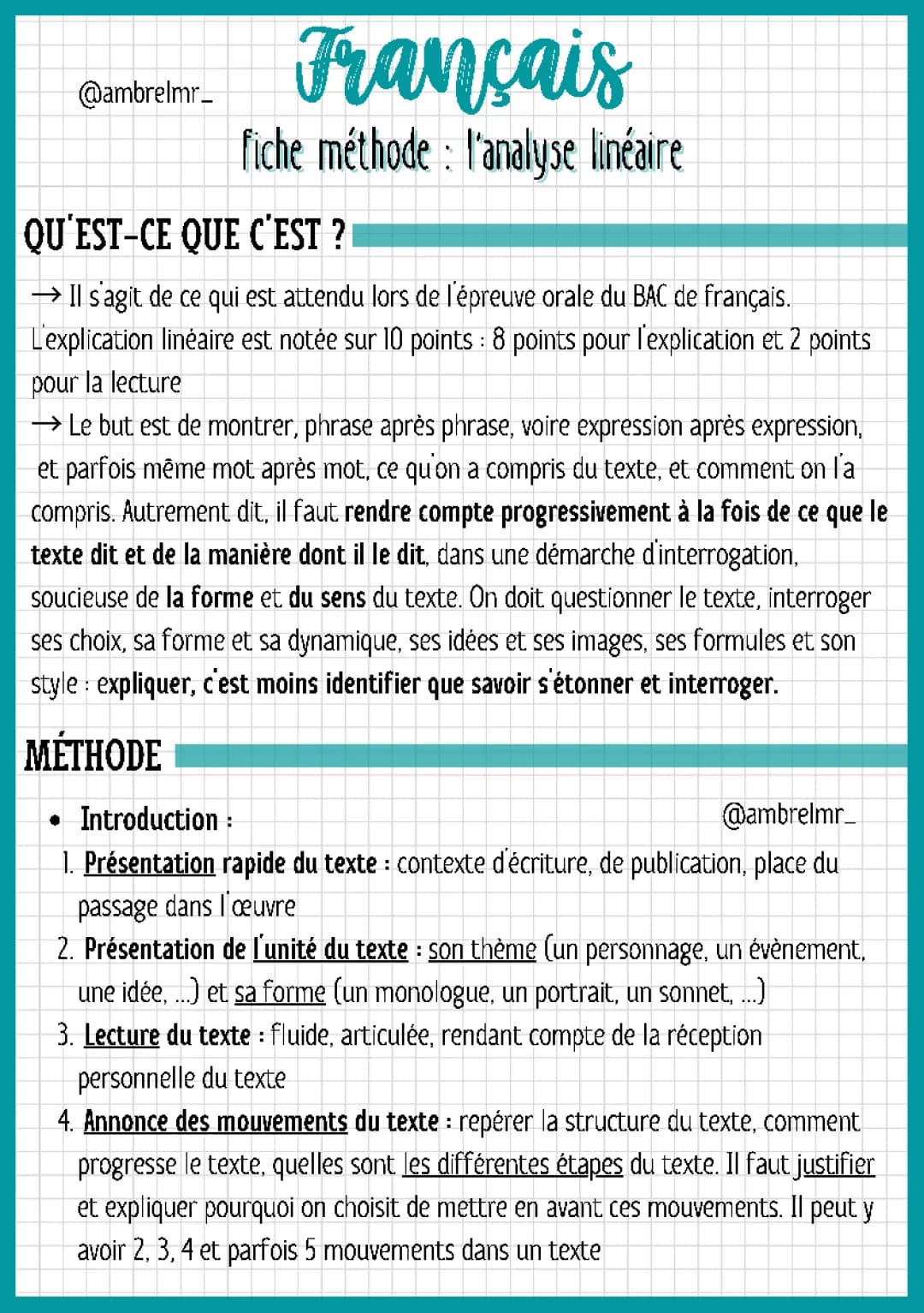 Guide Facile: Analyse Linéaire Texte Bac Français 2024 pour Débutants