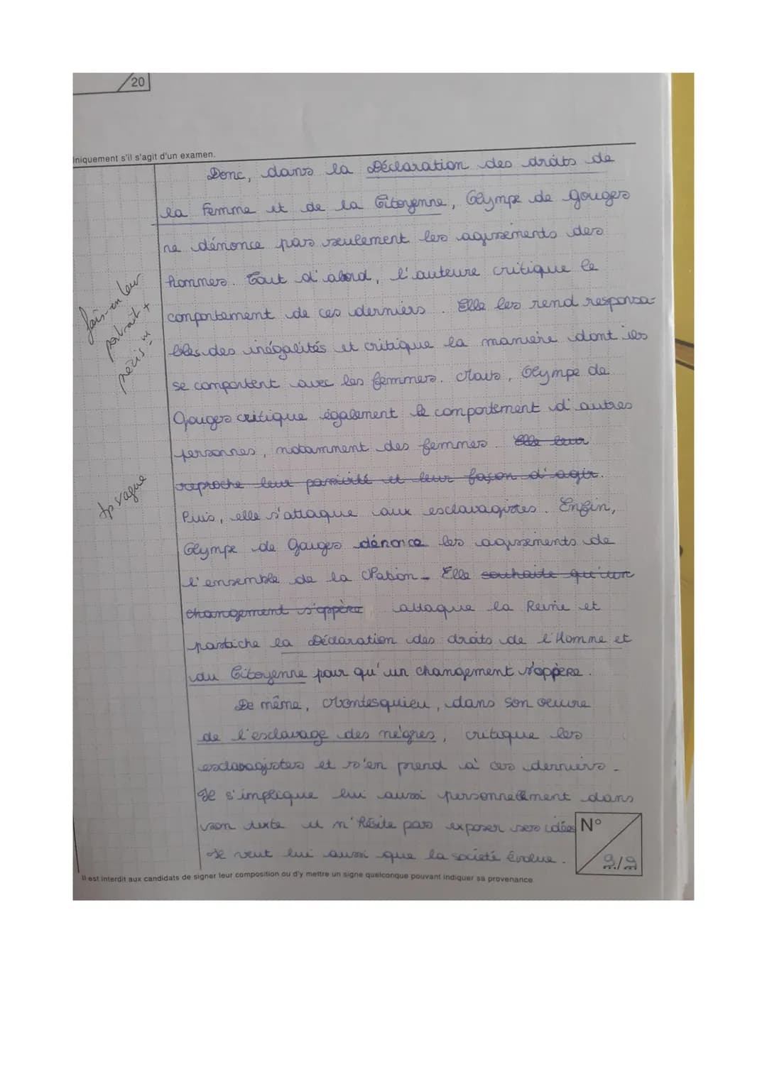 intercaligir da
Don ens
Epreuve/sous-épreuve :
(Préciser, sya lieu, le sujet choisi)
Note
Appréciation du correcteur (uniquement s'il s'agit