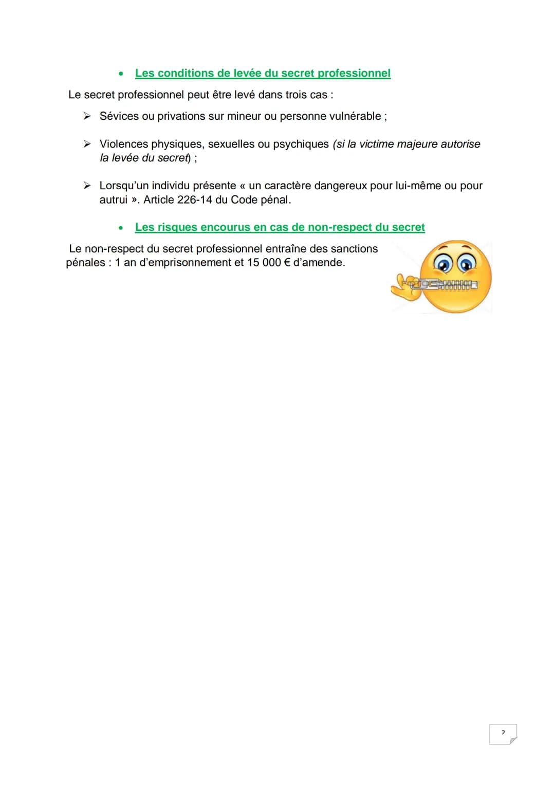 Objectifs :
●
Définir les termes éthique, déontologie,
Donner quelques exemples de codes de déontologie.
Définir discrétion professionnelle.