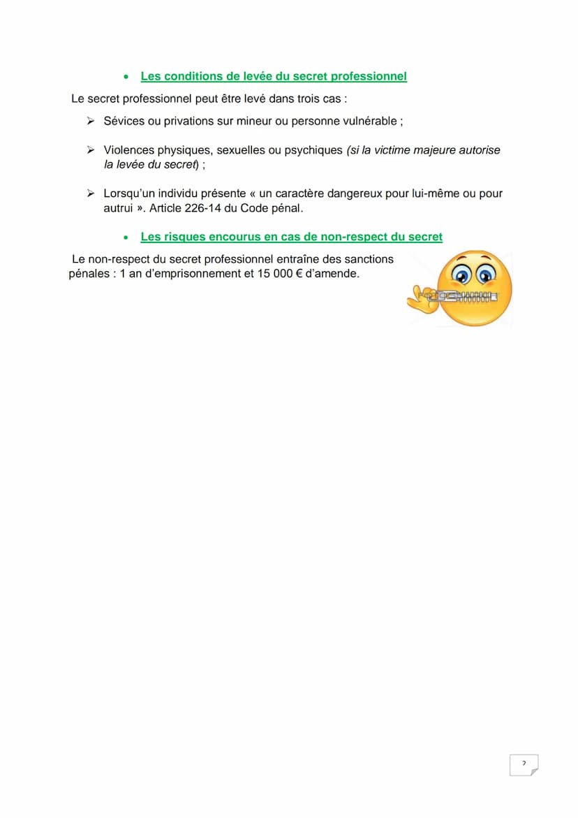 Objectifs :
●
Définir les termes éthique, déontologie,
Donner quelques exemples de codes de déontologie.
Définir discrétion professionnelle.