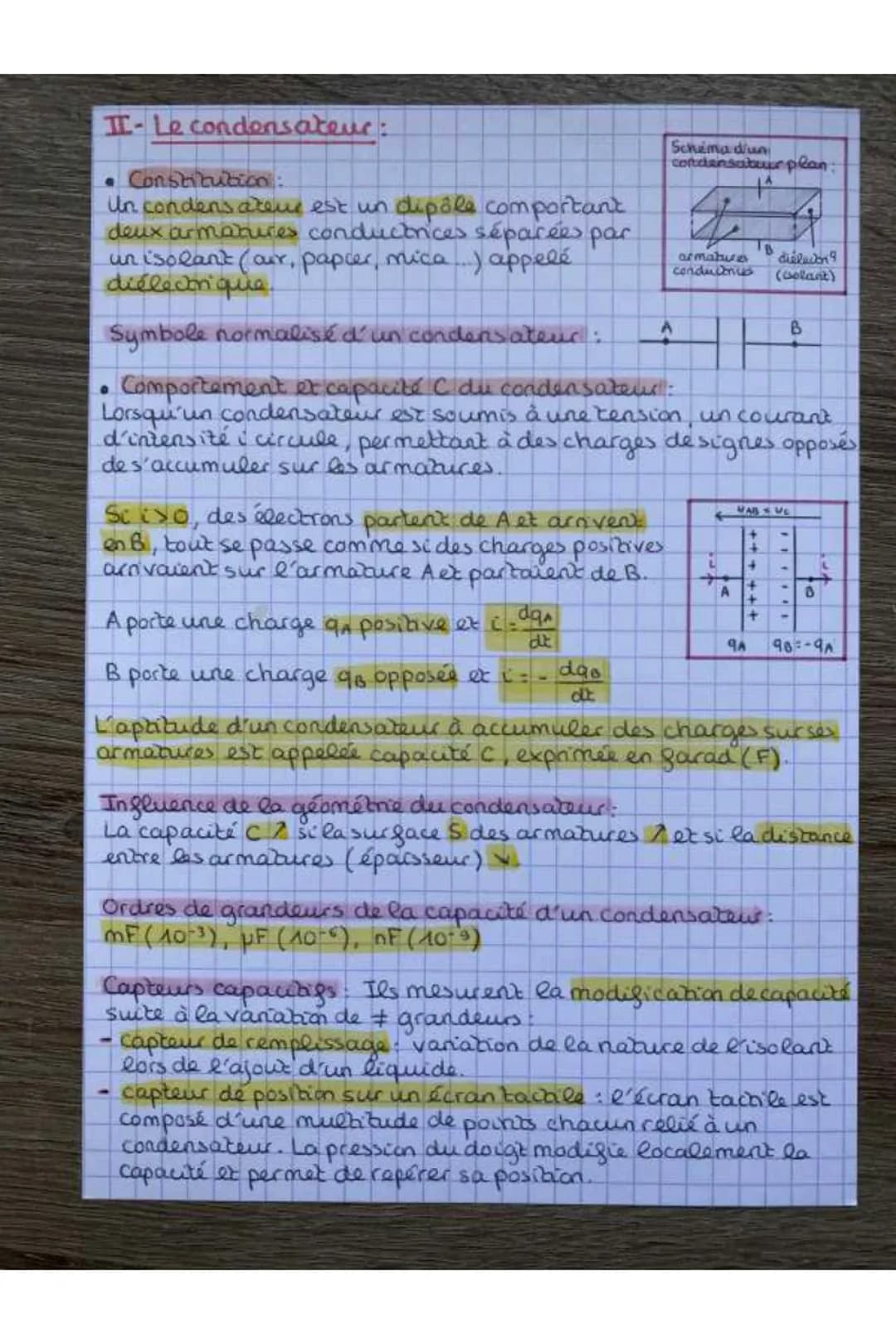 PHÁCH
Chap 14: Dynamique du dipôle RC
4 Rappels de père.
Un débit de charges électriques
Lintensii du courant électrique est le rapport
de l
