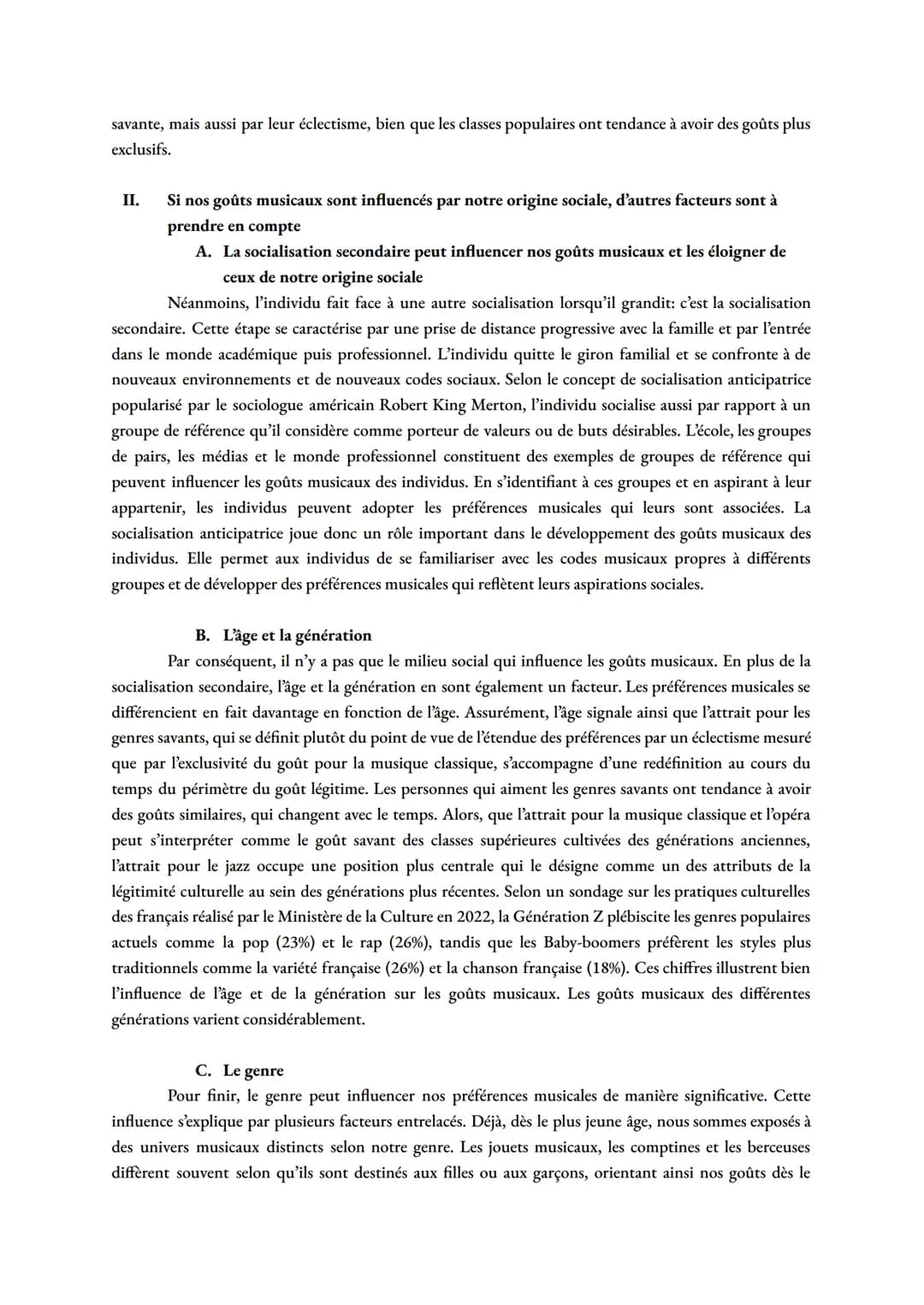 Grand Oral SES
Notre milieu social détermine-t-il toujours autant nos goûts musicaux?
Plan:
I.
II.
L'origine sociale détermine notre identit