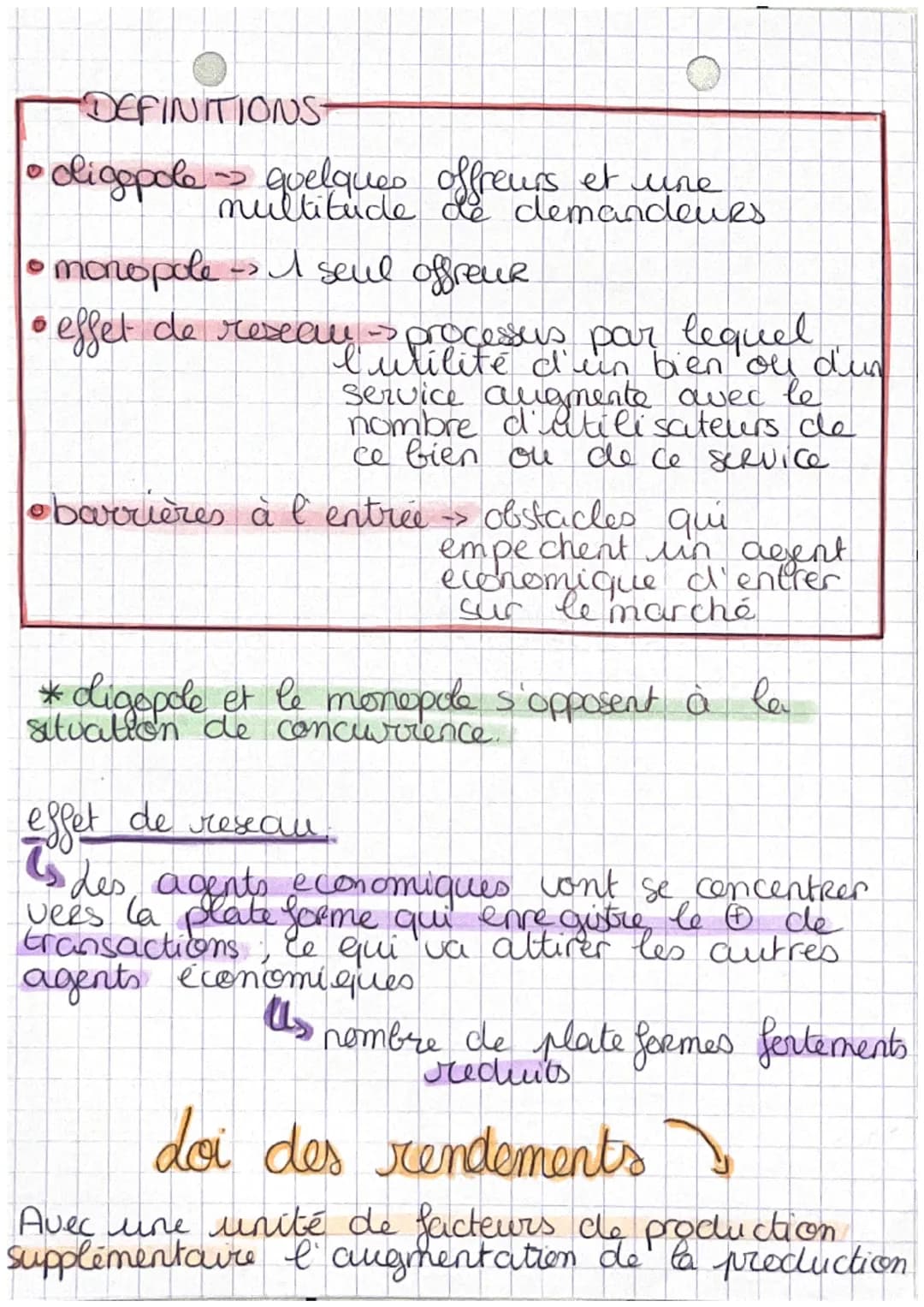 chap 2
D
Définitions
Ⓡ
de marché
concurrentiel
21
A.€ = agents economique
• marché- lieu fictif ou réel ou & rencontre
I'offre et la demande
