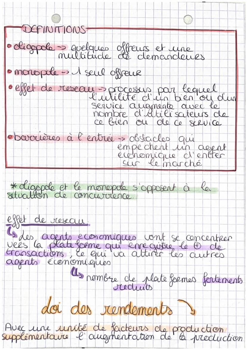 chap 2
D
Définitions
Ⓡ
de marché
concurrentiel
21
A.€ = agents economique
• marché- lieu fictif ou réel ou & rencontre
I'offre et la demande