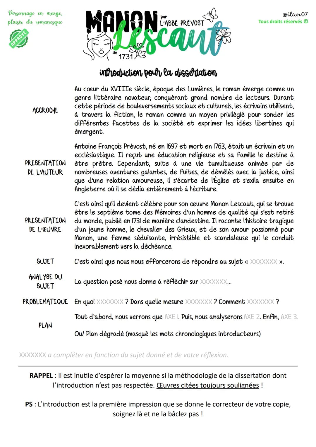 Personnage en marge,
plaisir du romanesque
APPROVE
ACCROCHE
PRESENTATION
DE L'AUTEUR
PRESENTATION
DE L'ŒUVRE
SUJET
ANALYSE DU
SUJET
par
@ilx