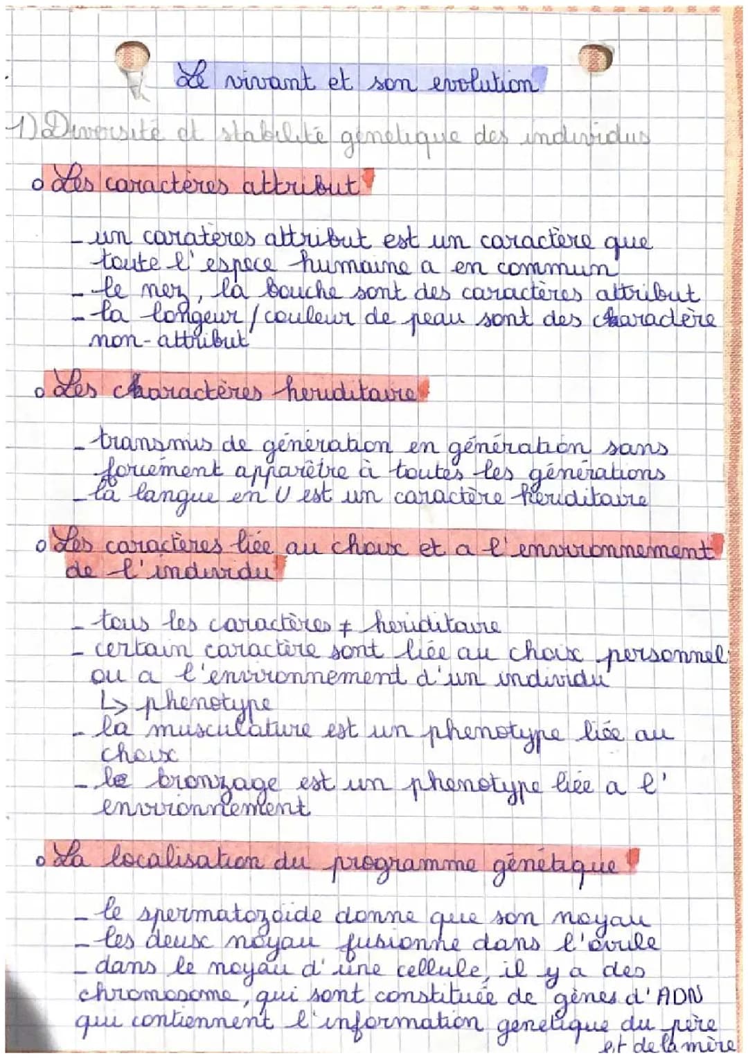 3ème SVT: Diversité et Stabilité Génétique, Évolution des Espèces, Anomalies Chromosomiques