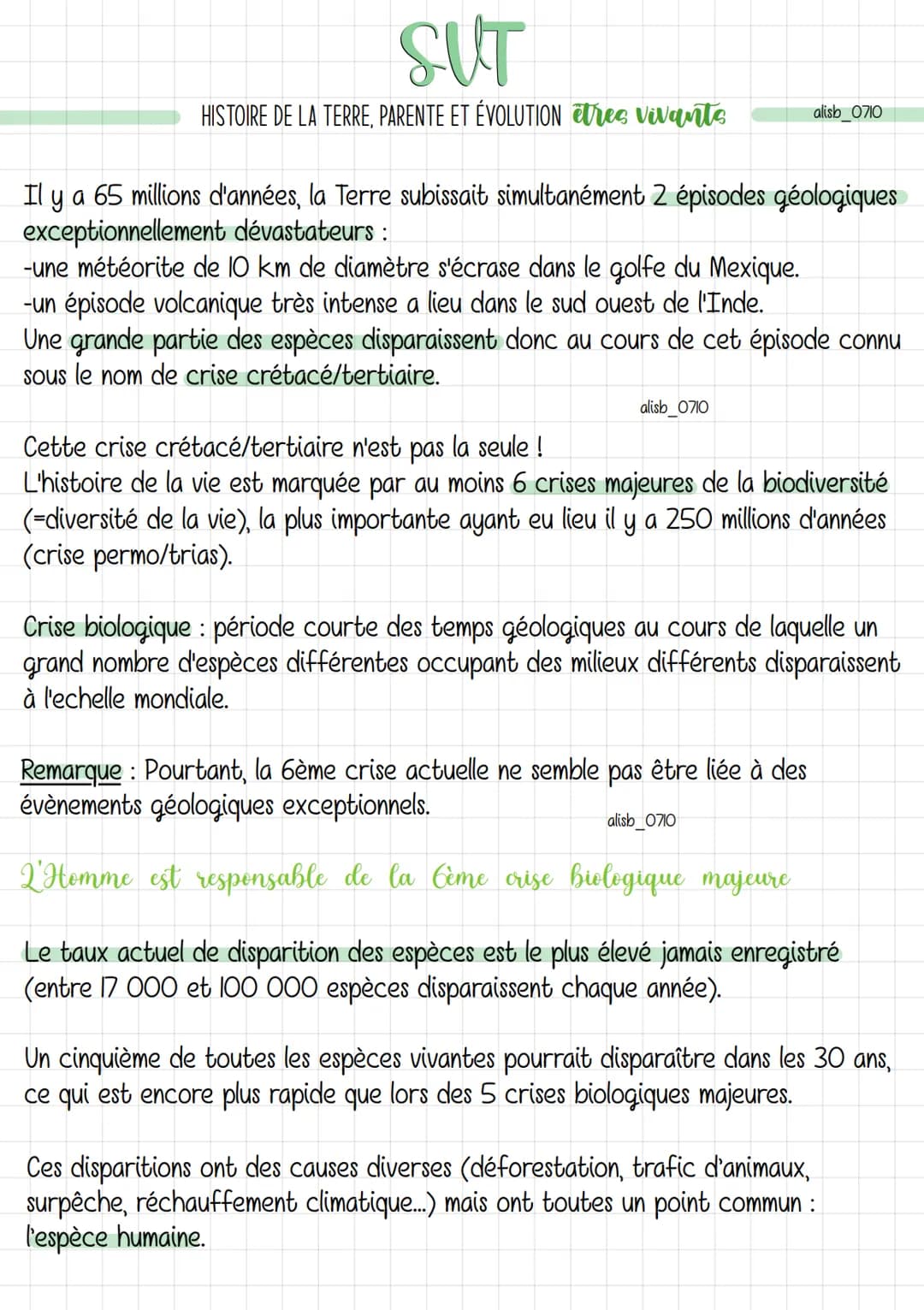 Pour étudier l'histoire de la Terre et donc l'histoire de la vie, il faut savoir que
depuis sa création jusqu'à aujourd'hui : le temps est d