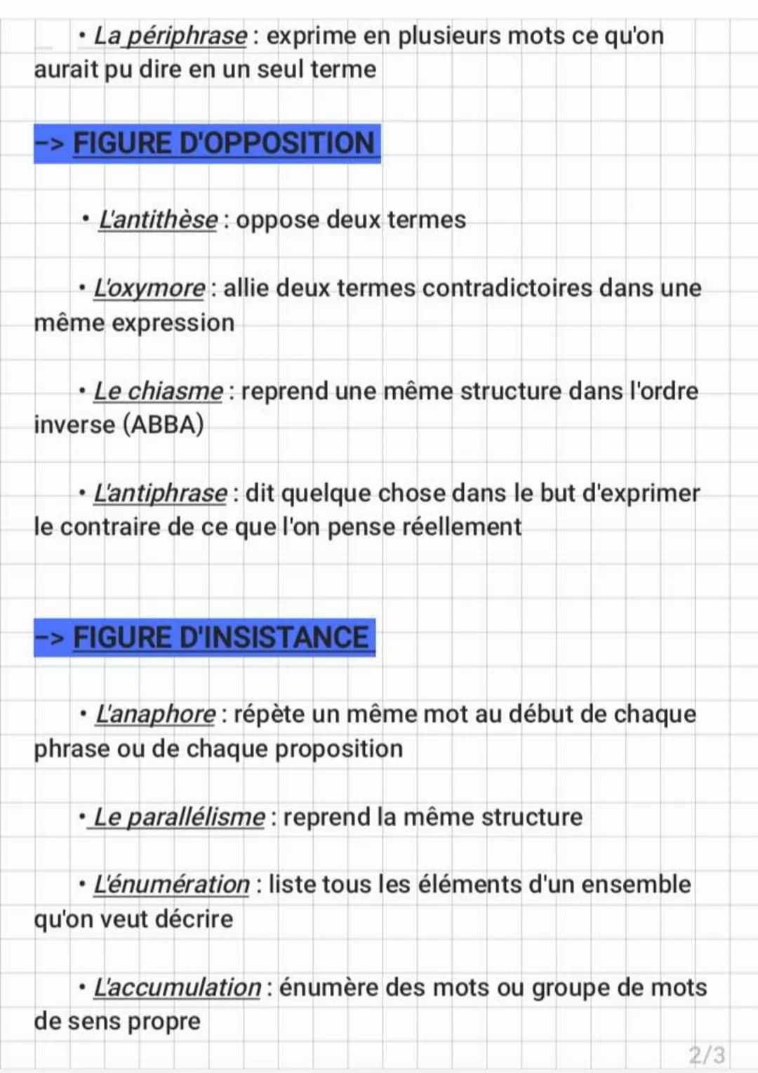 LES FIGURES DE STYLE
-> FIGURE D'ANALOGIE
• La comparaison : établit une relation entre un élément
(le comparé) et un autre (le comparant) p