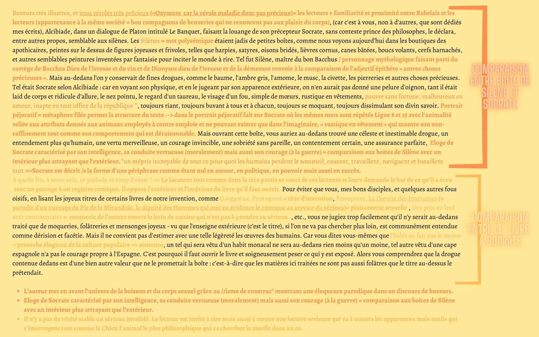 INTRO GÉNÉRALE
Gargantua : 1535 ->inspiration des chroniques des Géants = un folklore populaire du Moyen Âge. Œuvre = l'histoire d'un
géant 