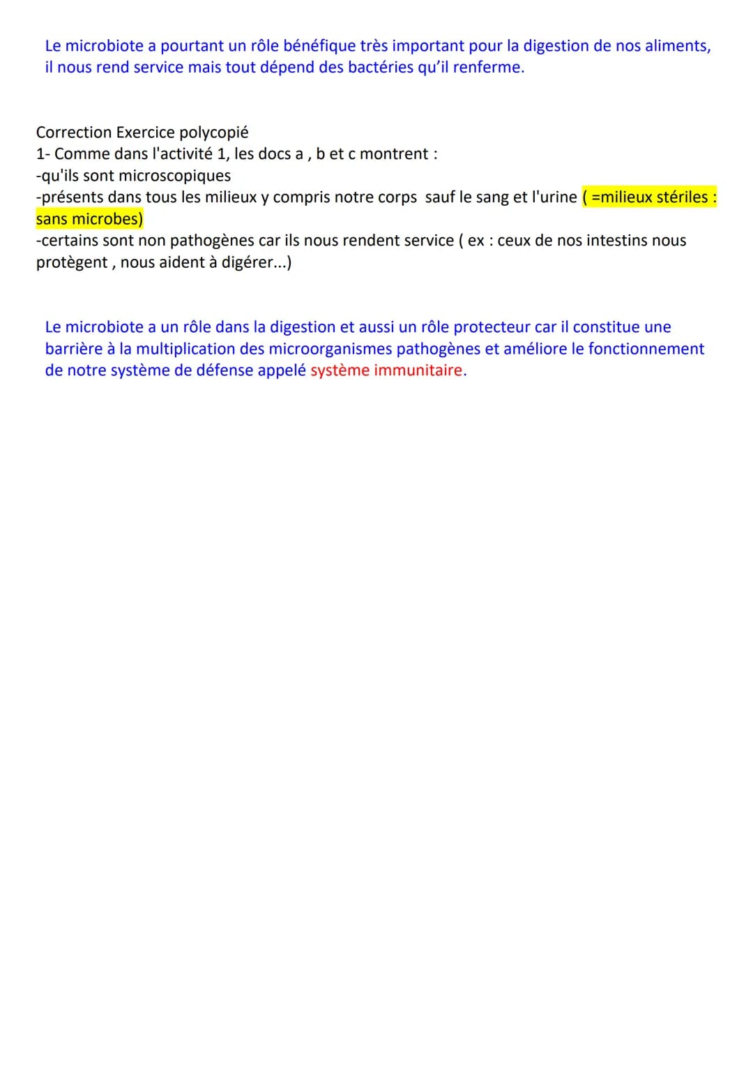 Cours 1
LE CORPS HUMAIN ET LA SANTE
Conclusion:
Chapitre 1 : l'Homme face aux microorganismes
Illustration du nouveau coronavirus COVID 19
T
