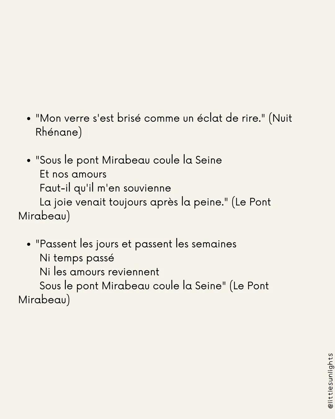 2
3
Présentation de l'œuvre
Alcools de Guillaume Apollinaire
Publié en 1913
●
• Recueil de poèmes
• Alcool, Beauté du monde moderne, amour m