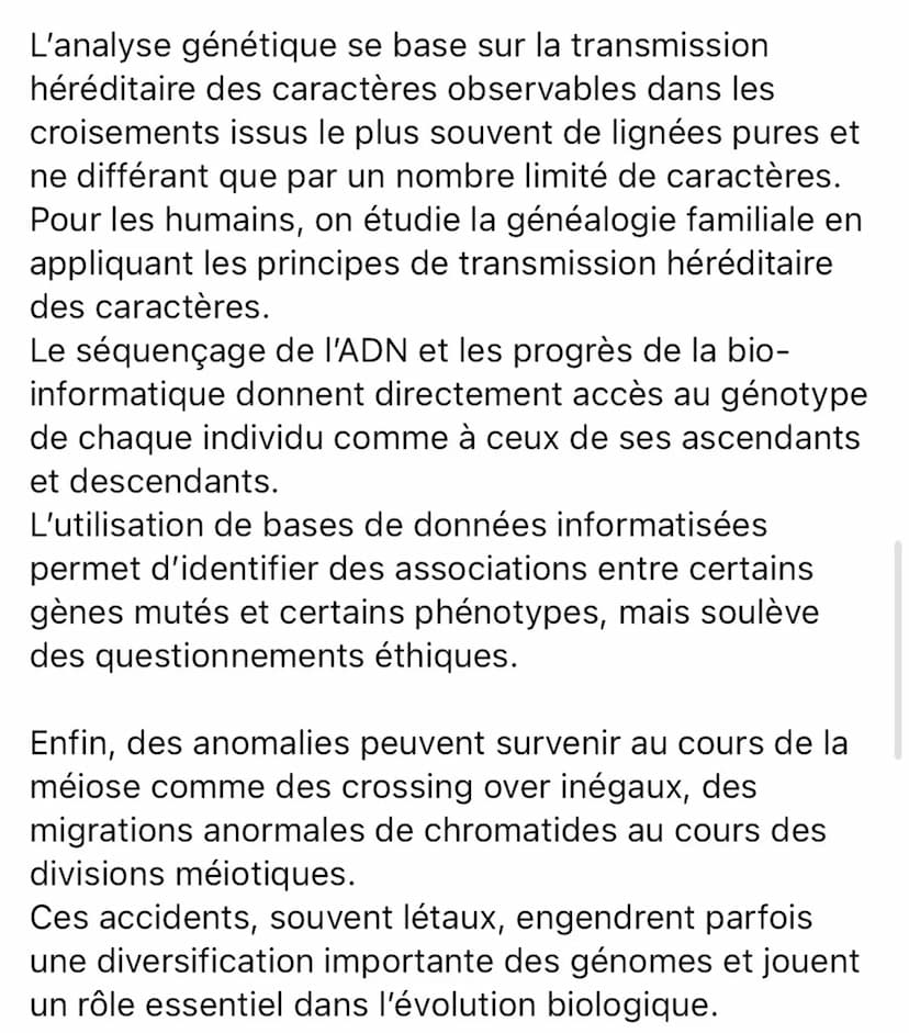 BILAN pour les terminales:
La reproduction sexuée chez les eucaryotes permet le
brassage des génomes à chaque génération.
Deux évènements à 
