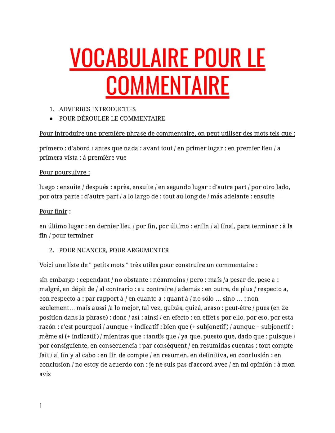 100 Mots pour Améliorer ton Vocabulaire en Espagnol (PDF Inclus)