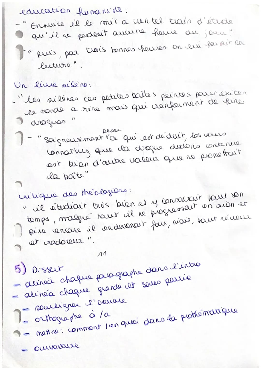 1) Intro
1
-> courant littéraire du 160me
sicile mettant l'homme au centre de ses
preocupations
LD désire faire évaluer son mode de
nie grâc