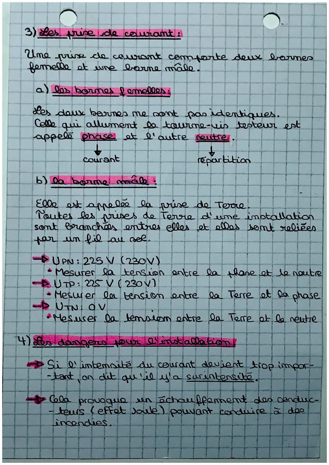 A
phy
A
G
1) Puissance electrique:
230V correspond à la tension d'utilisation
normale.
→ 60 W correspond à la puissance électrique
consommée
