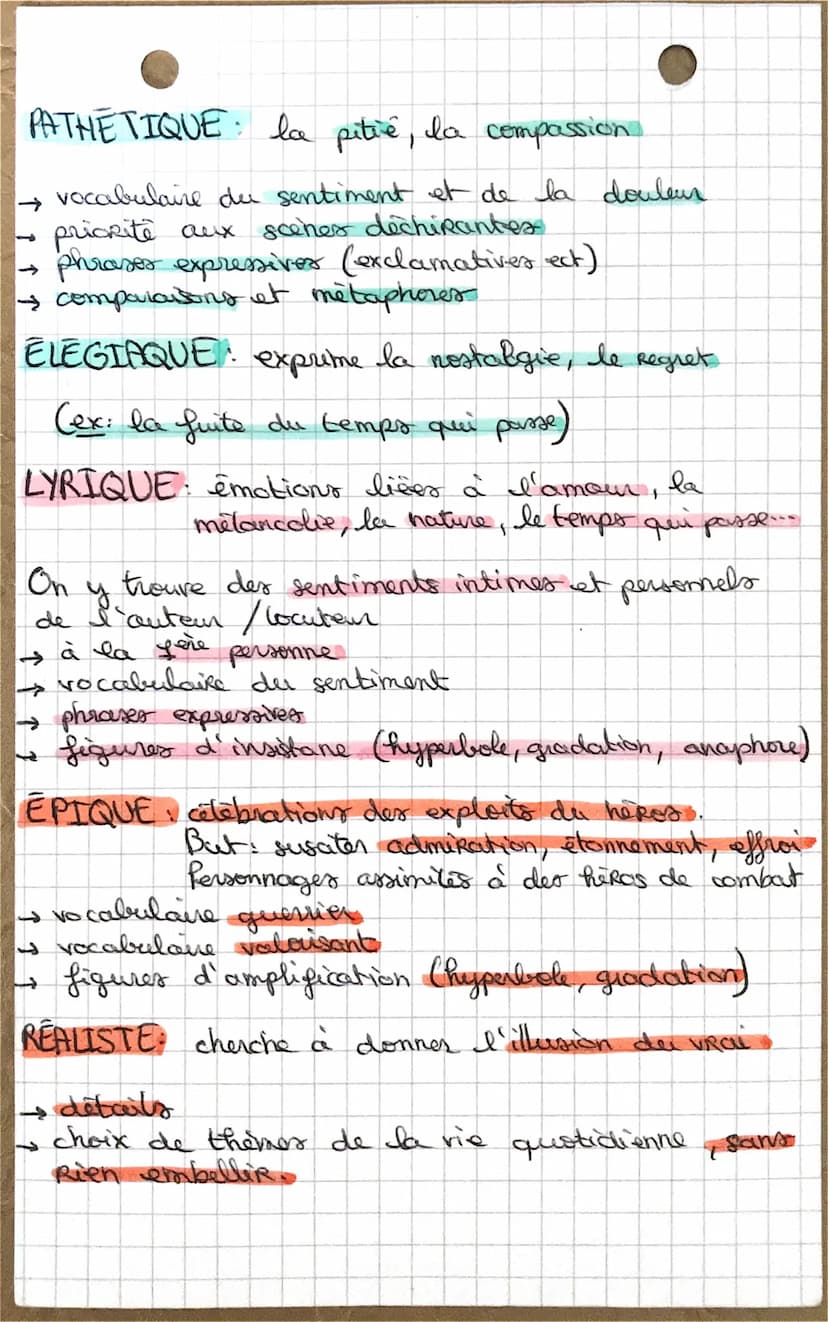 les differents.
registres
COMIQUE: pour faire sourire / RiRe, amuser,
souvent dans un but critique.
(caricature)
procedes de repetition
effe