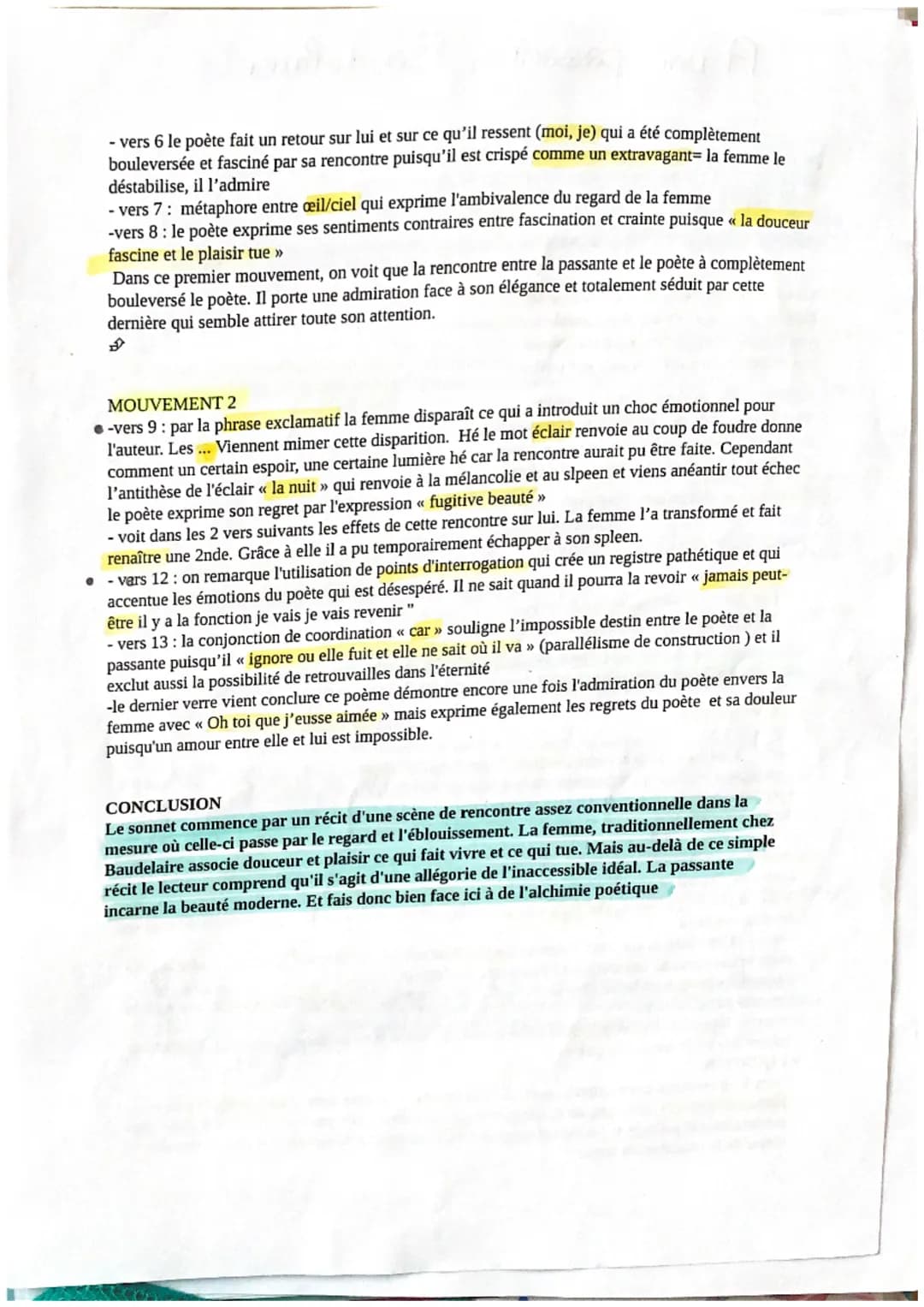 A
une passante, Baudelaire
Charles Baudelaire et l'un des poètes majeur du di19eècle. Il s'inscrit dans plusieurs mouvements
poétique tel qu