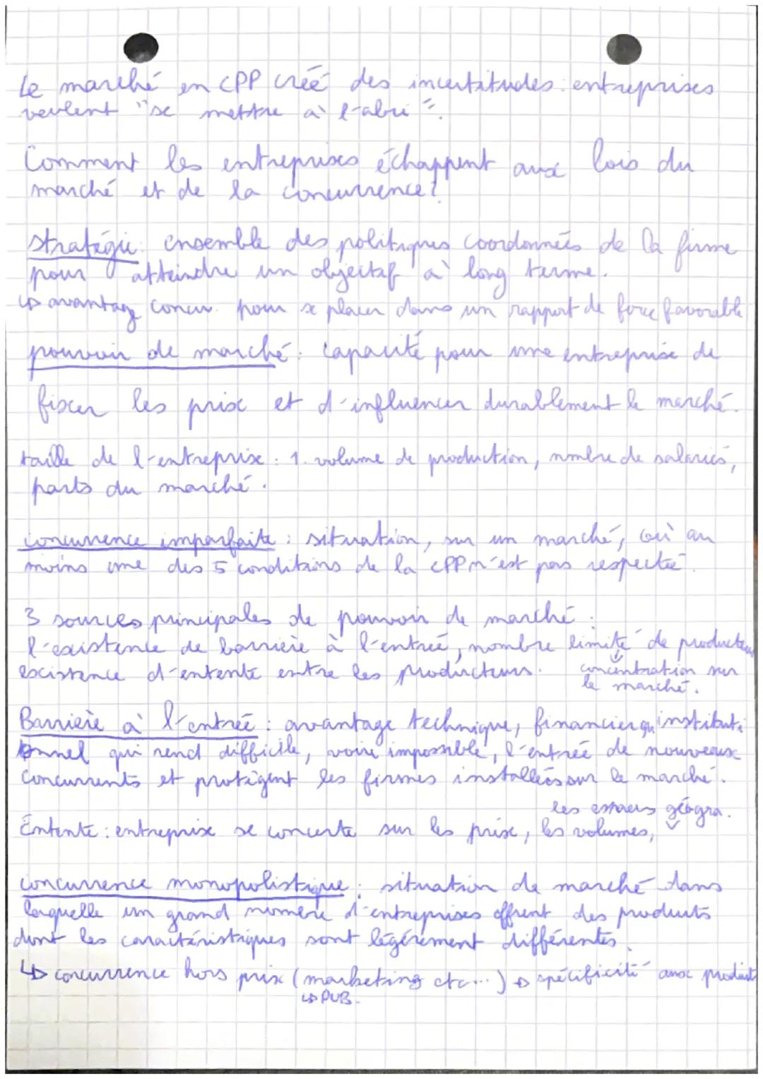 Le marché en CPP créé des incertitudes entreprises
veulent "se mettre a l'abri
Comment les entreprises échappent aux lois des
marché et de l