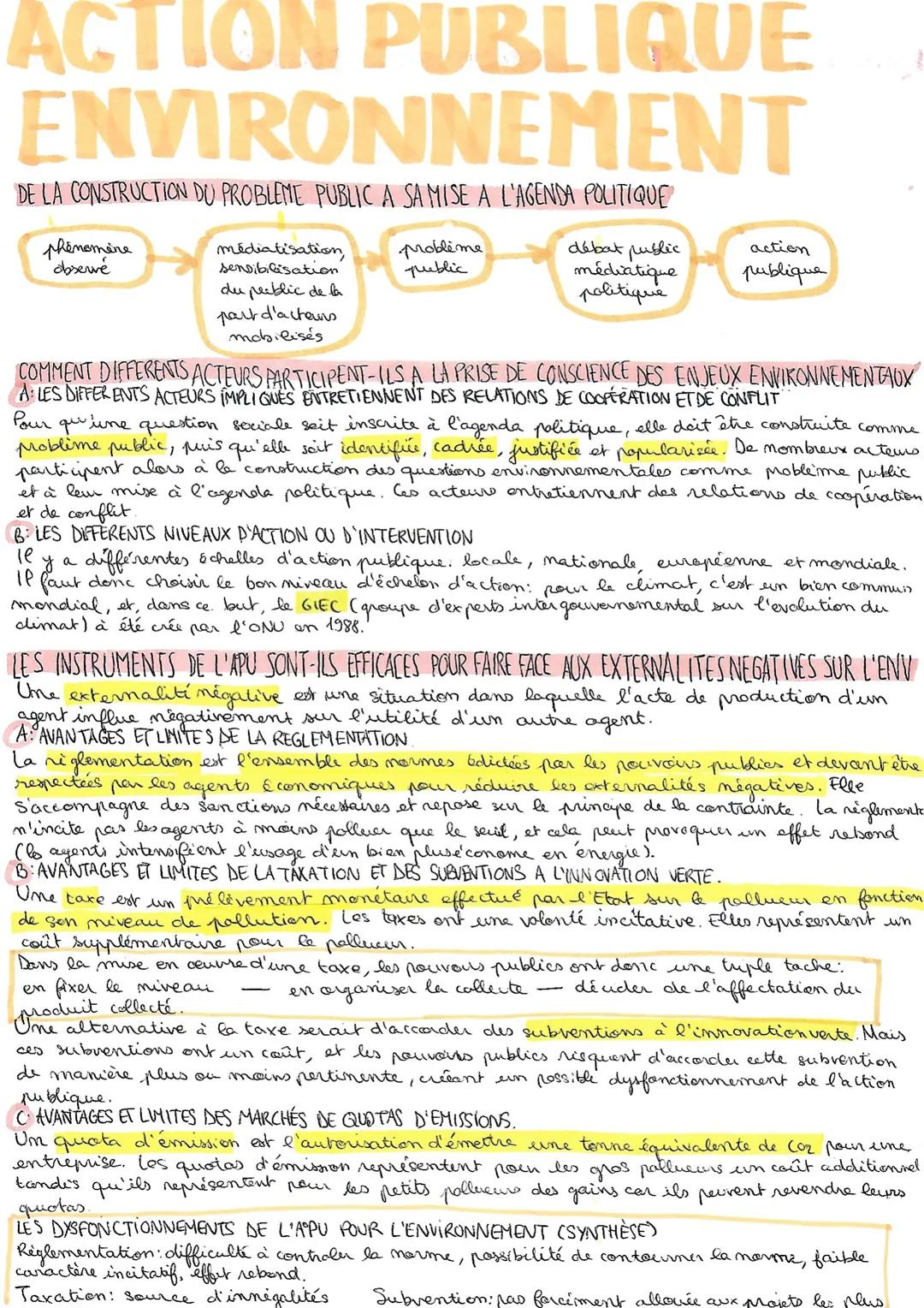 ACTION PUBLIQUE
ENVIRONNEMENT
DE LA CONSTRUCTION DU PROBLEME PUBLIC A SAMISE A L'AGENDA POLITIQUE
phénomène
observe
médiatisation,
sensibili