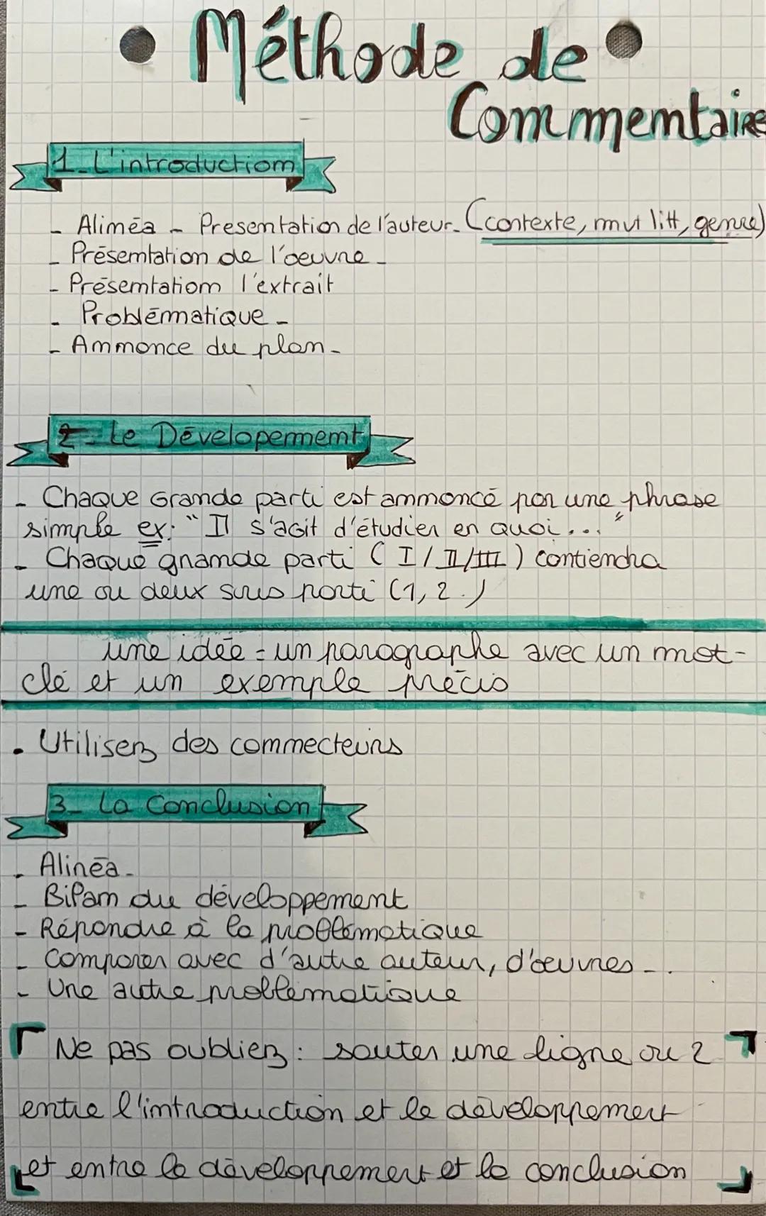 - • Méthode de
- Commentaire

1. L'introductiom

- Aliméa - Presentation de l'auteur. (contexte, mut litt, genre)
- Présentation de l'oeuvre