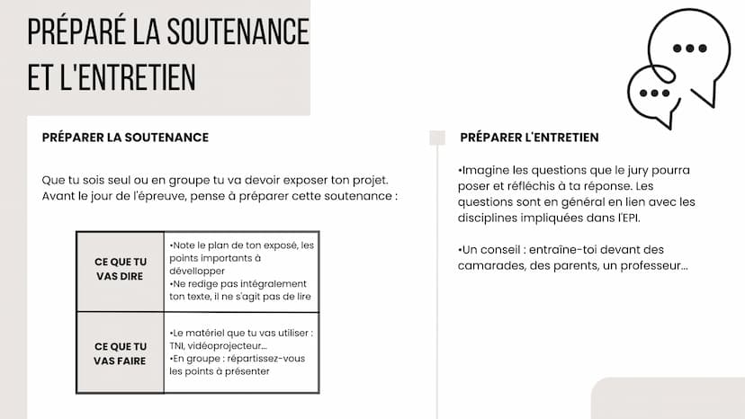 Objectif
BREVET
Tout sur l'épreuve orale du Brevet L'ÉPREUVE ORALE DU
BREVET
De quoi s'agit-il ?
L'épreuve orale du Brevet consiste en la
pr